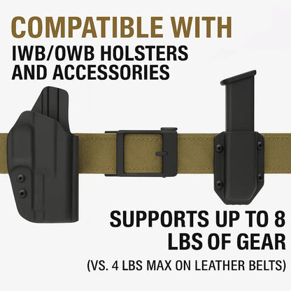 Blackforge Tactical Belt – Rugged Support & Secure Fit - Terozi