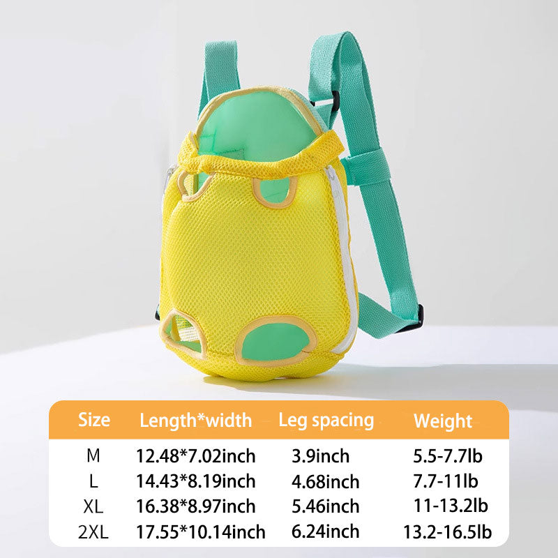 Portable Pet Travel Backpack: Comfortable & Breathable, Hands-Free Design