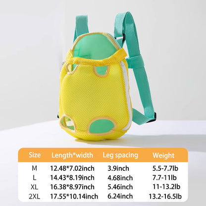 Portable Pet Travel Backpack: Comfortable & Breathable, Hands-Free Design