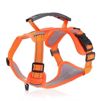 Pet Vest-Style Harness Leash – Anti-Pull, Secure Buckle & Reflective Design