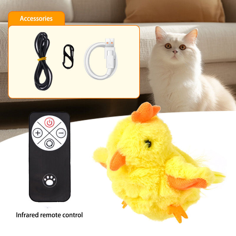 Electric Interactive Plush Toy for Cats – Interactive & Self-Play Fun