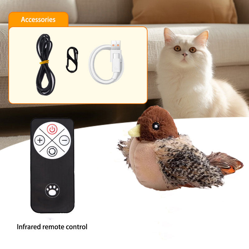 Electric Interactive Plush Toy for Cats – Interactive & Self-Play Fun
