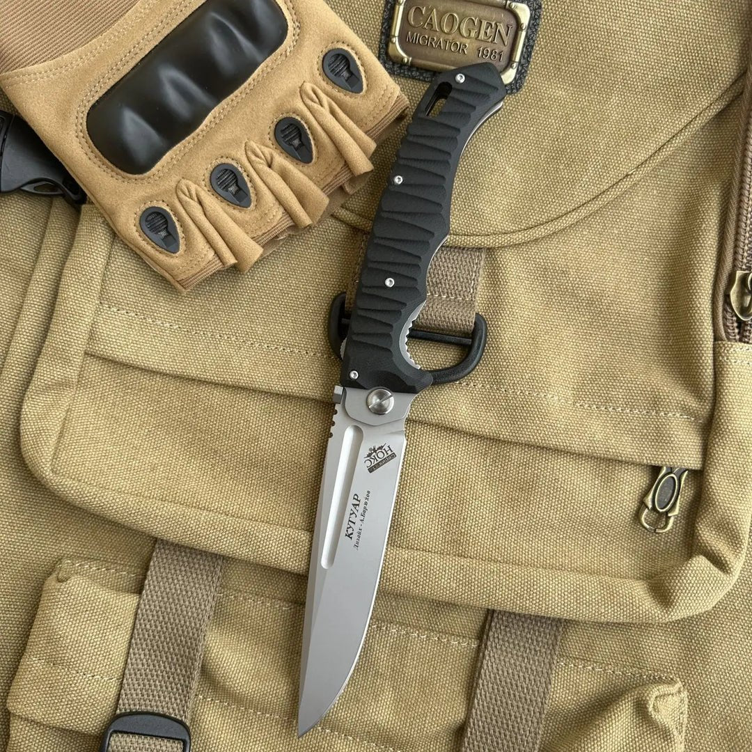 HOKC Folding Survival Knife – Outdoor EDC Tool - Terozi