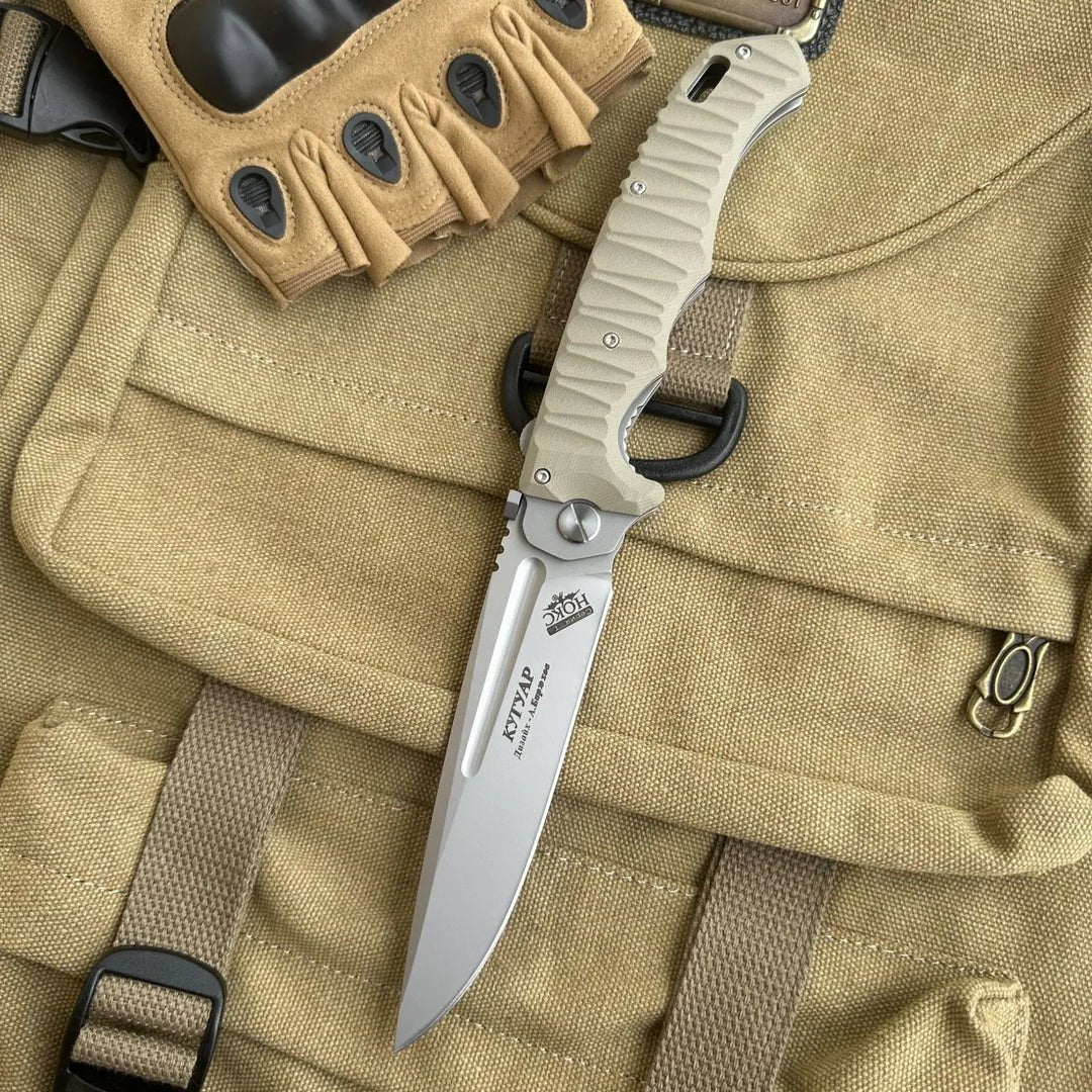HOKC Folding Survival Knife – Outdoor EDC Tool - Terozi