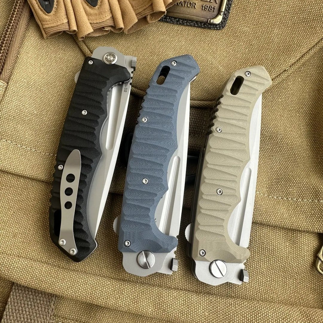 HOKC Folding Survival Knife – Outdoor EDC Tool - Terozi