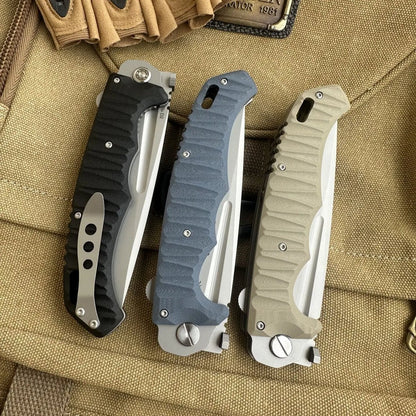 HOKC Folding Survival Knife – Outdoor EDC Tool - Terozi