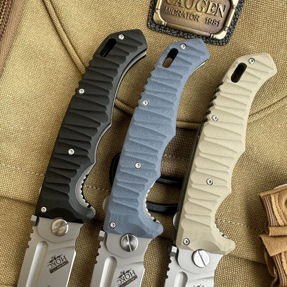 HOKC Folding Survival Knife – Outdoor EDC Tool - Terozi