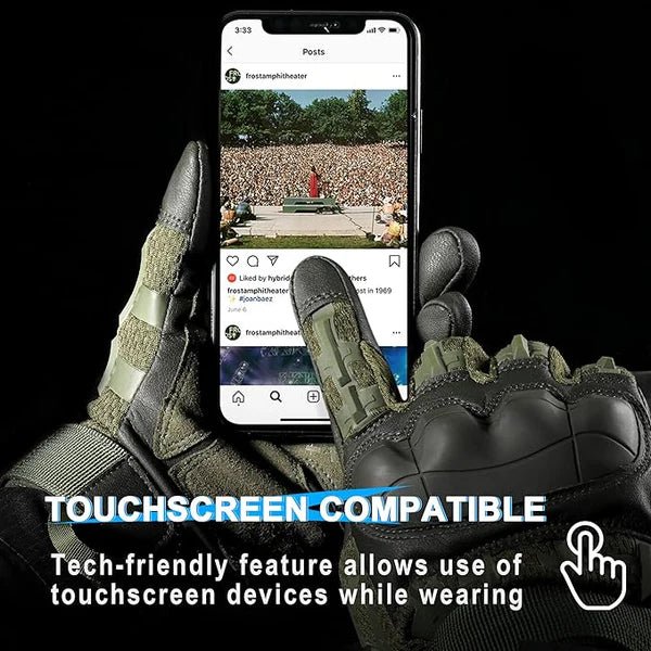 IronClad Pro Tactical Gloves – Indestructible Protection & Touchscreen Control - Terozi