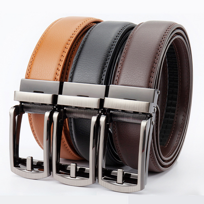 VintageCraft Cowhide Belt – Traditional Buckle & Premium Leather