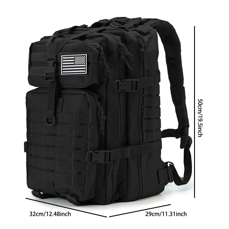 Outdoor Large - Capacity Tactical Backpack: Rugged & Versatile - Terozi