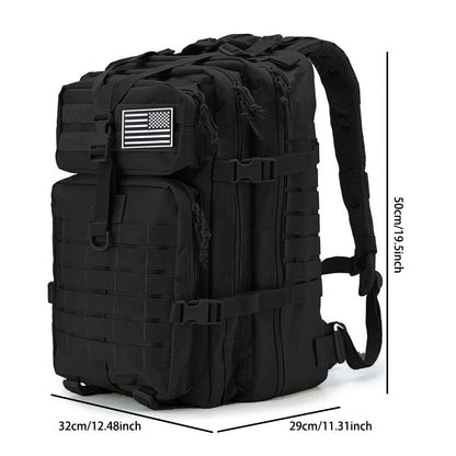 Outdoor Large - Capacity Tactical Backpack: Rugged & Versatile - Terozi