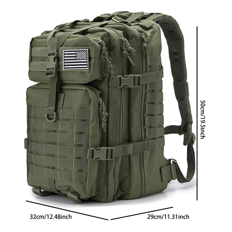 Outdoor Large - Capacity Tactical Backpack: Rugged & Versatile - Terozi