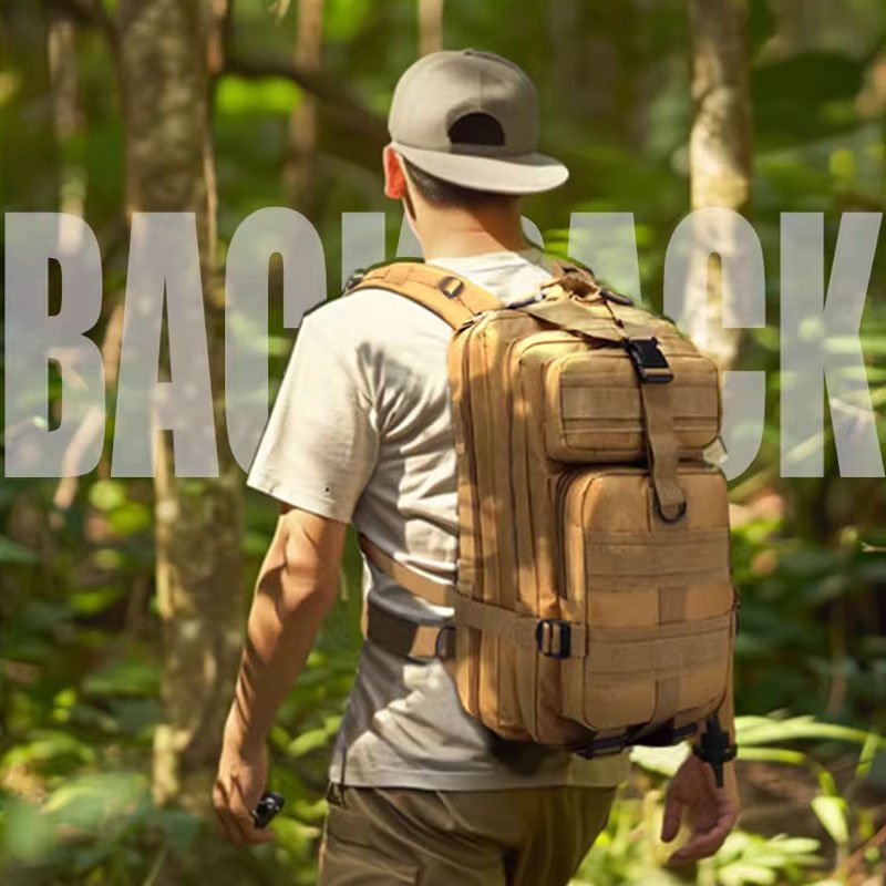Outdoor Large - Capacity Tactical Backpack: Rugged & Versatile - Terozi