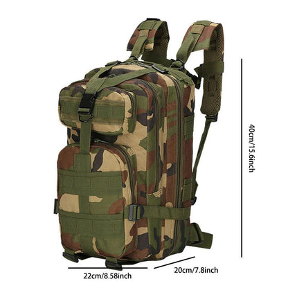 Outdoor Large - Capacity Tactical Backpack: Rugged & Versatile - Terozi