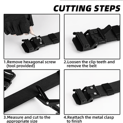 QuickFit Tactical Belt – Cut - Resistant & Tool - Ready Design - Terozi