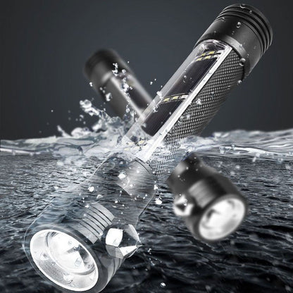 Rechargeable Solar Powered Emergency Hammer Flashlight: Alarm & Safety Tool - Terozi