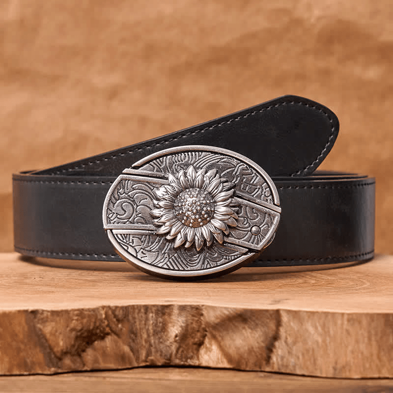 RetroCraft Knife Belt – Classic Leather with Hidden Folding Blade - Terozi
