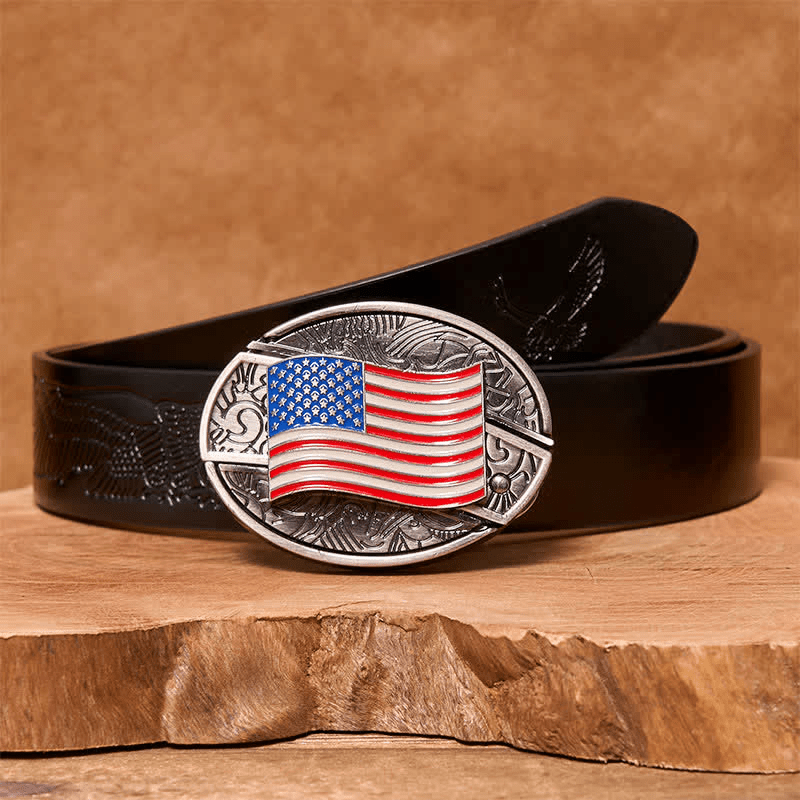 RetroCraft Knife Belt – Classic Leather with Hidden Folding Blade - Terozi