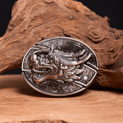 RetroCraft Knife Belt – Classic Leather with Hidden Folding Blade - Terozi