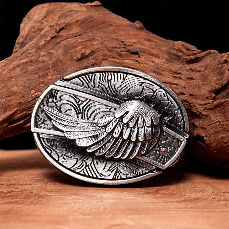 RetroCraft Knife Belt – Classic Leather with Hidden Folding Blade - Terozi