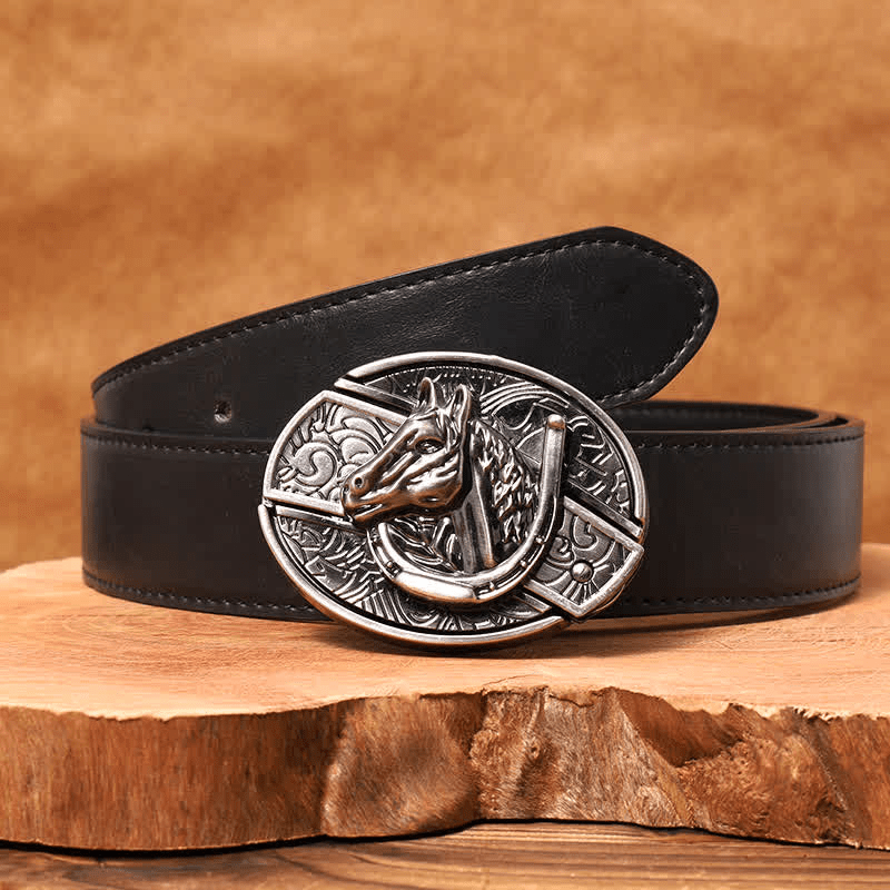 RetroCraft Knife Belt – Classic Leather with Hidden Folding Blade - Terozi