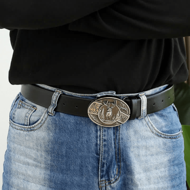 RetroCraft Knife Belt – Classic Leather with Hidden Folding Blade - Terozi