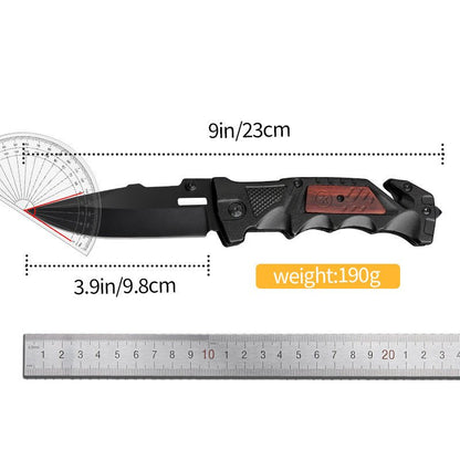 Tactedge Stainless Steel Folding Knife – Outdoor Survival Tool - Terozi