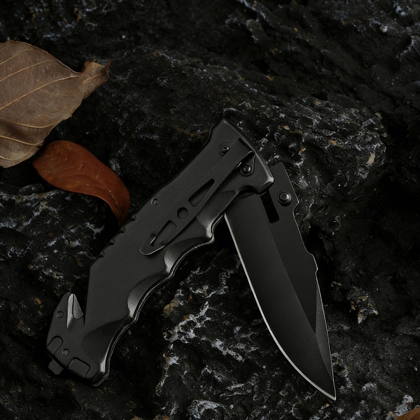 Tactedge Stainless Steel Folding Knife – Outdoor Survival Tool - Terozi