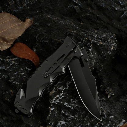 Tactedge Stainless Steel Folding Knife – Outdoor Survival Tool - Terozi