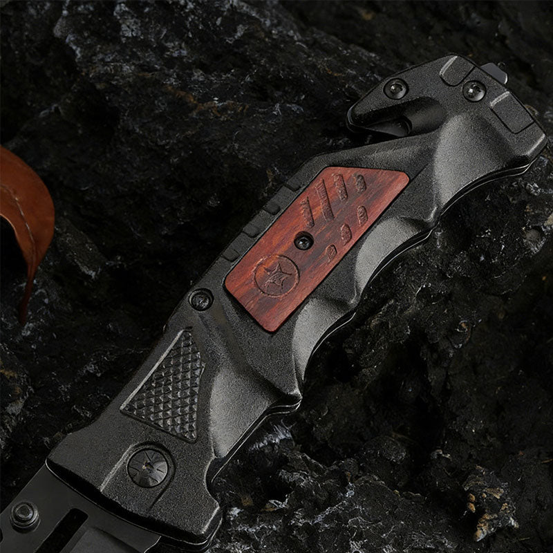 Tactedge Stainless Steel Folding Knife – Outdoor Survival Tool - Terozi