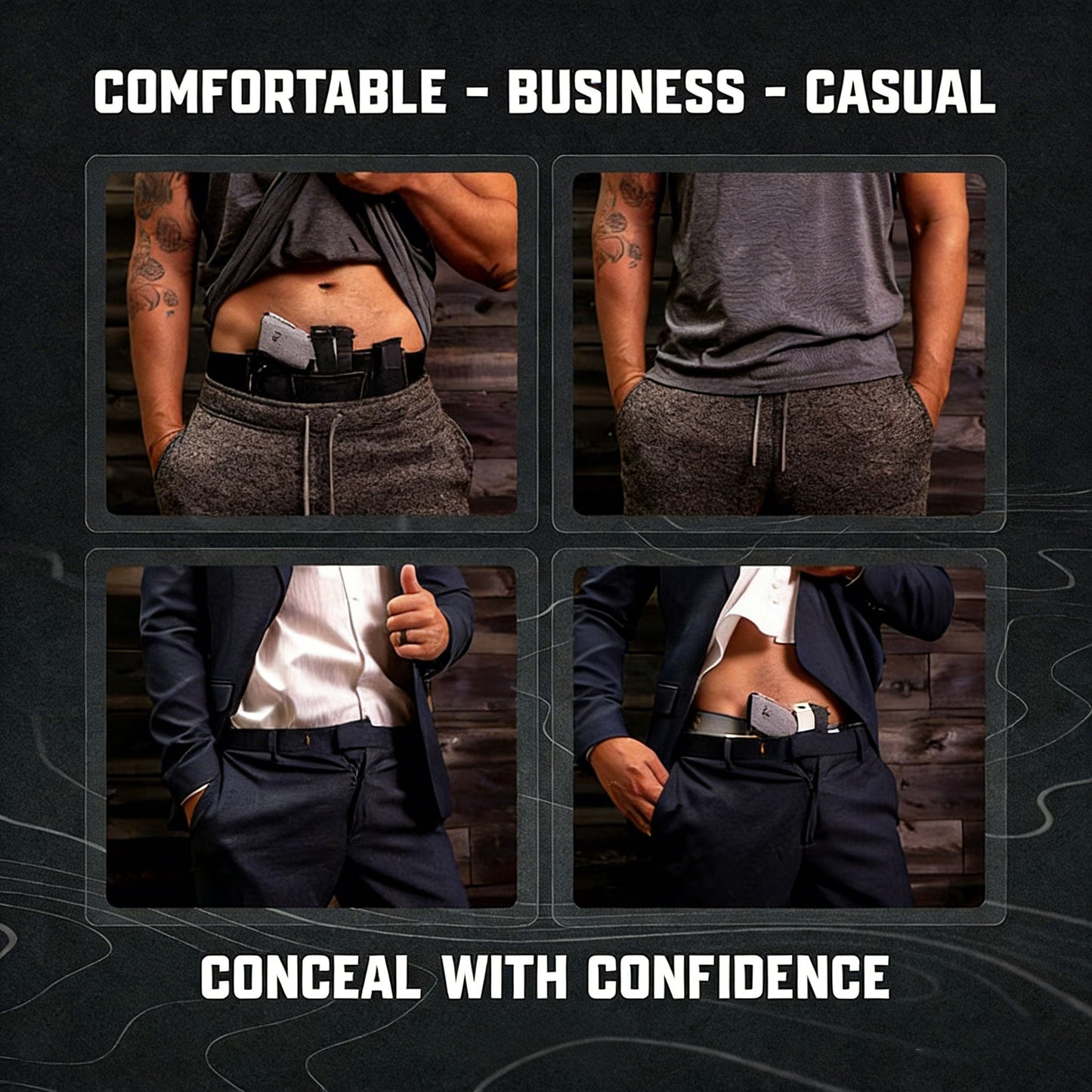 VNSH ShadowFlex — The Ultimate Adjustable Concealed Carry Holster - Terozi