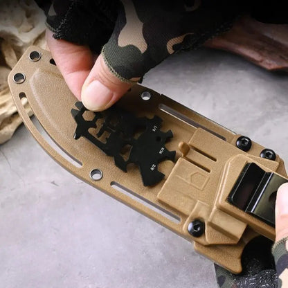 Wildcore Fixed Blade Survival Knife – Outdoor Tactical Tool - Terozi