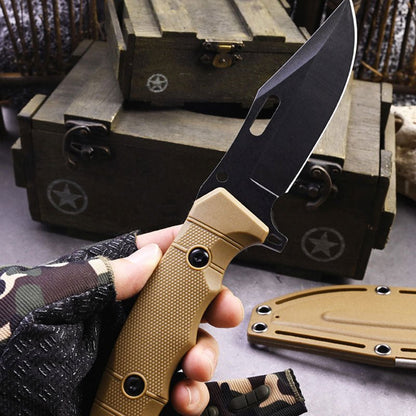 Wildcore Fixed Blade Survival Knife – Outdoor Tactical Tool - Terozi