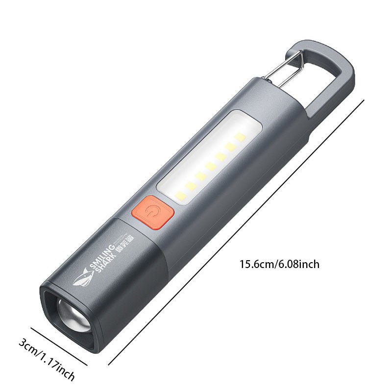 Zoomable Focus High - Lumen Flashlight: 3 Light Modes & Waterproof Design - Terozi