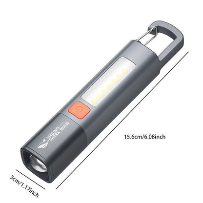 Zoomable Focus High - Lumen Flashlight: 3 Light Modes & Waterproof Design - Terozi
